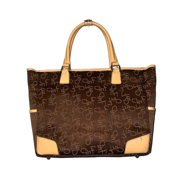 Diane Von Furstenberg DVF Studio Signature Tote Travel Laptop Bag - Picture 4 of 6